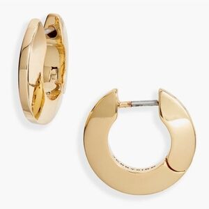 Jenny Bird Toni Huggie Round Hoop Earrings, Gold